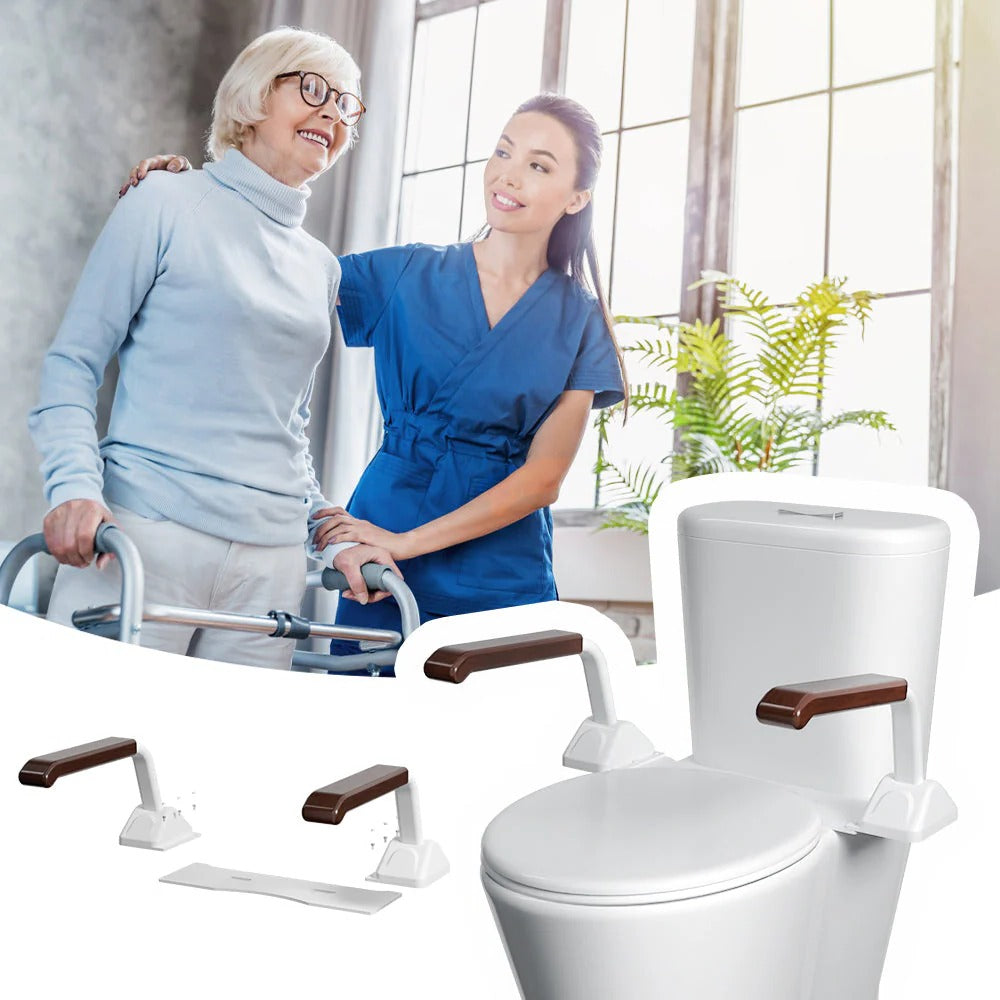 Sturdy Bathroom Grab Bar with Support Handles