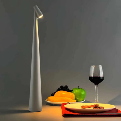 Portable Metal Office Lamp with Adjustable Brightness and USB Port