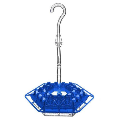 Hummingbird Feeder with Ant Moat for Outdoor Garden – 30 Flower Ports, Weather Resistant, Easy Fill Design for Backyard Bird Feeding