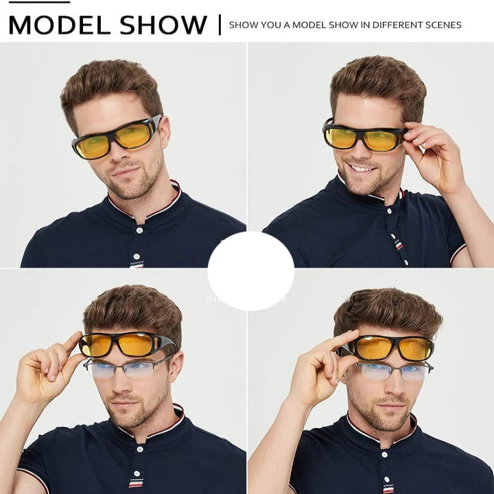 Night Driving Glasses with Yellow Tinted Lenses