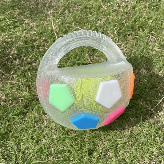 Durable Dog Rubber Football Toy with Treat Dispenser - Ortekor