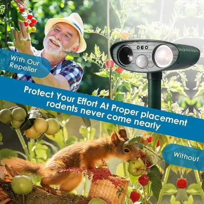 Outdoor Motion Activated Pest Repeller Device