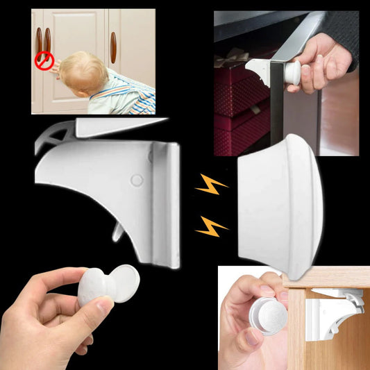 Baby Proof Magnetic Locks for Cabinets - Ortekor
