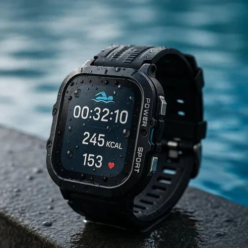 Durable Athletic Watch with Advanced Multi Function Display - Ortekor