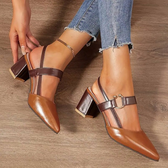 High Heel Ankle Strap Sandals for Women