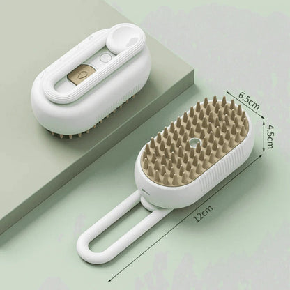 Pet Grooming Kit with Steam and Detangling Tool