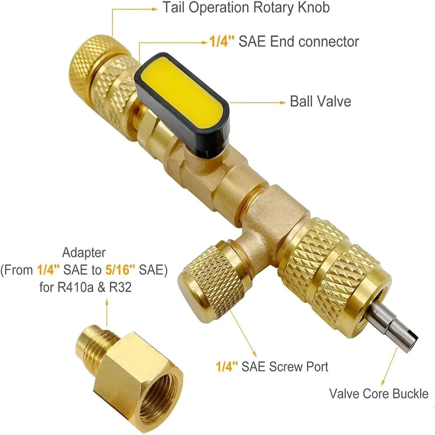 Easy HVAC Valve Core Tool Kit