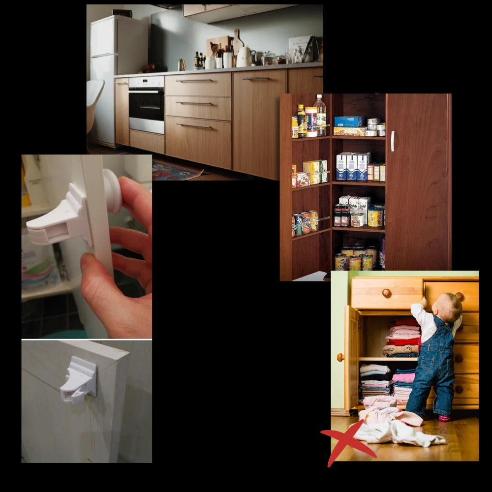 Baby Proof Magnetic Locks for Cabinets