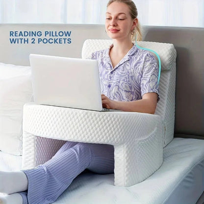 Comfortable Bed Rest Pillow with Back and Arm Rest