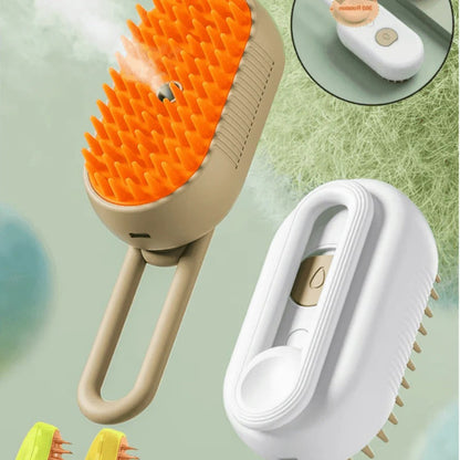 Pet Grooming Kit with Steam and Detangling Tool