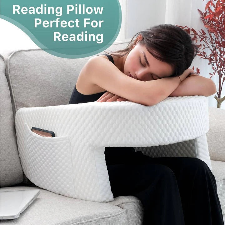 Comfortable Bed Rest Pillow with Back and Arm Rest