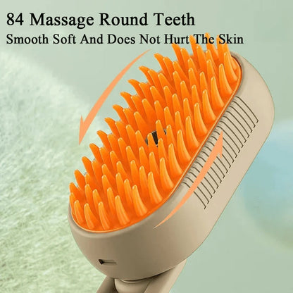 Pet Grooming Kit with Steam and Detangling Tool