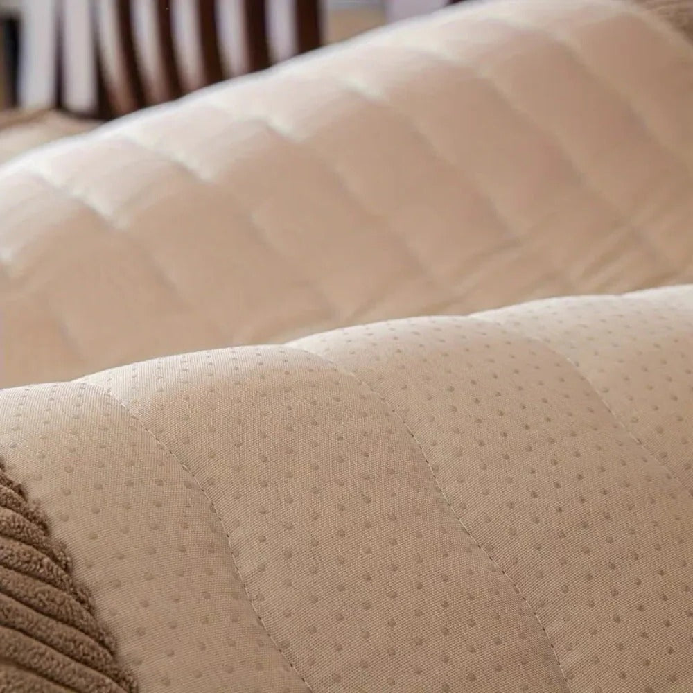 Soft Fuzzy Couch Cover with Extra Cushioning