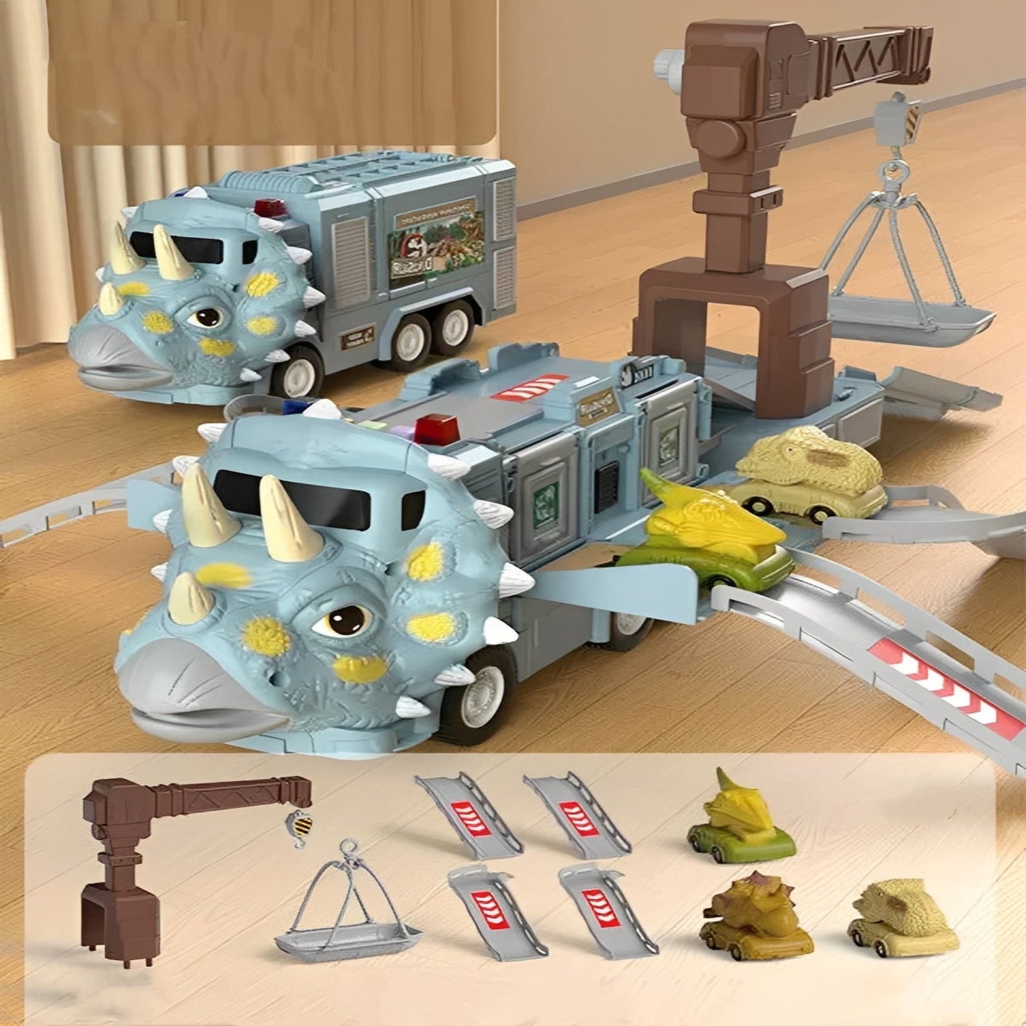 Fun Kids 2-in-1 Dino Vehicle Toy