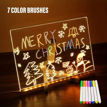 Reusable LED Writing Board with USB Powered Display