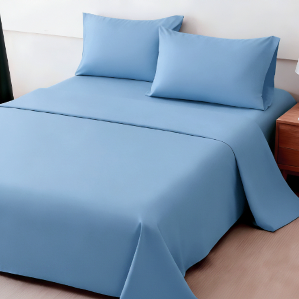 Temperature-Regulating Bamboo Viscose Sheet Set with Stay-Put Deep Pockets – Full, Queen & King Available