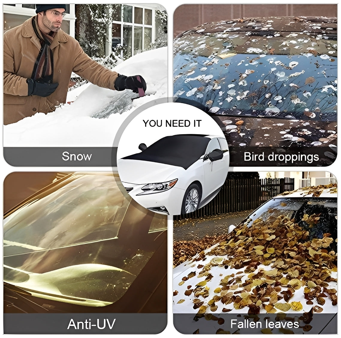 Universal Car Windshield Sun Shade Protector
