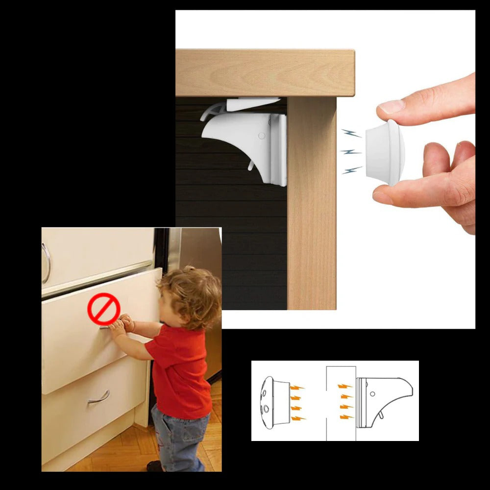 Baby Proof Magnetic Locks for Cabinets