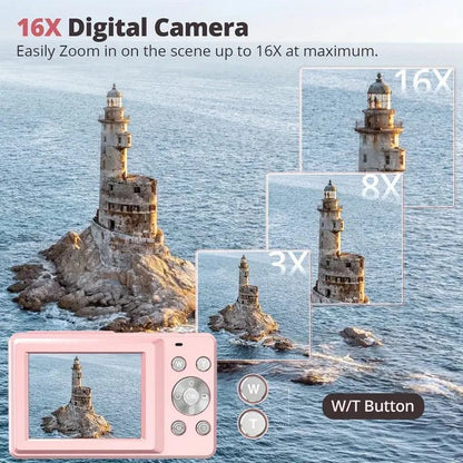 Retro Classic Small Digital Camera with LCD Display