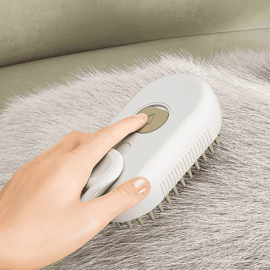 Pet Grooming Kit with Steam and Detangling Tool