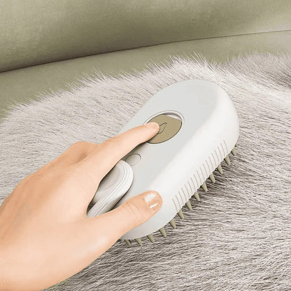 Pet Grooming Kit with Steam and Detangling Tool