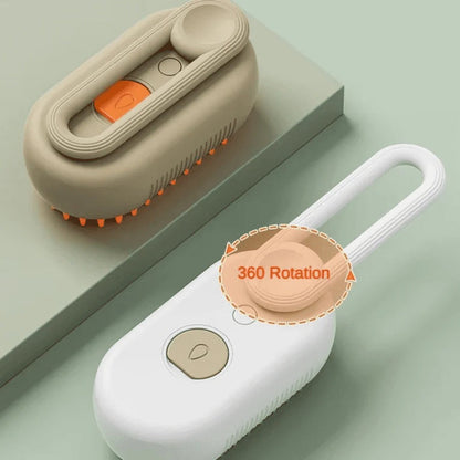Pet Grooming Kit with Steam and Detangling Tool