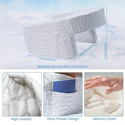 Comfortable Bed Rest Pillow with Back and Arm Rest