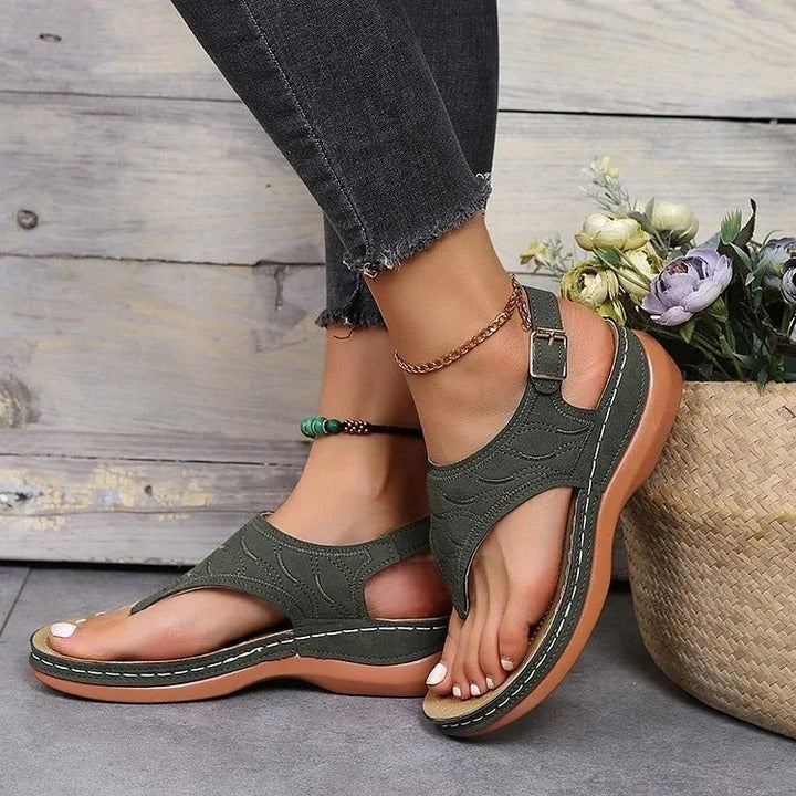 Women's Orthotic Comfortable Walking Sandals with Soft Insoles - Ortekor