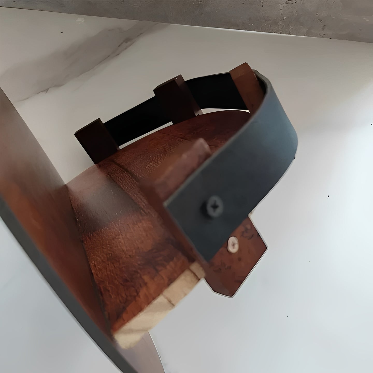 Vintage Whiskey Barrel Wall Shelf