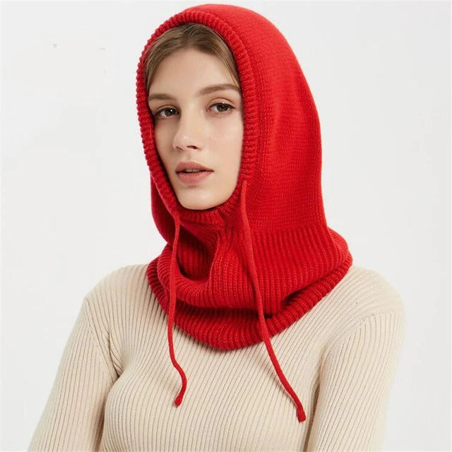 Warm Cozy Cashmere Beanie Hat with Soft Ribbed Cuff