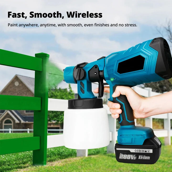 Portable Electric Paint Gun with Adjustable Nozzle
