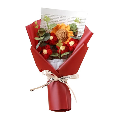 Beautiful Floral Crochet Flower Gift Arrangement