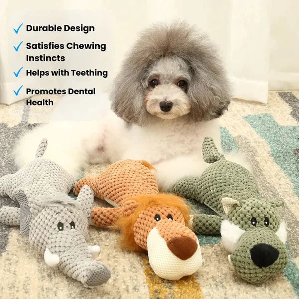 Soft Cuddly Pet Toy and Durable Playmate