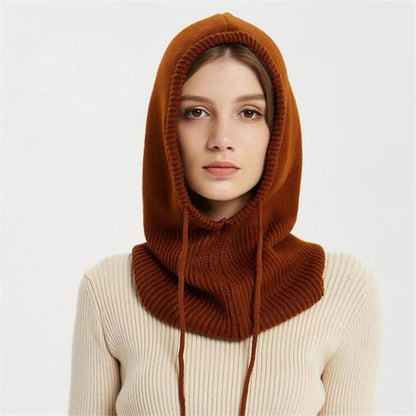 Warm Cozy Cashmere Beanie Hat with Soft Ribbed Cuff