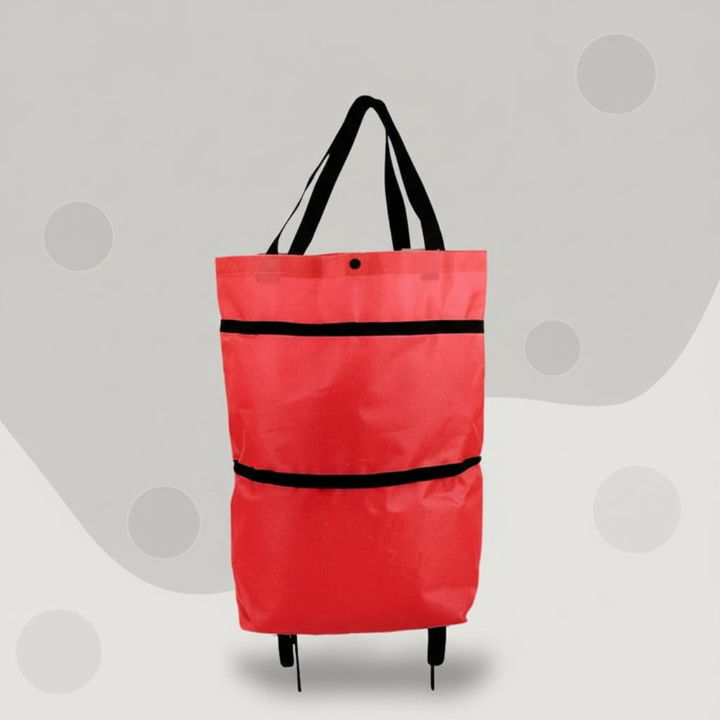 Collapsible Grocery Cart with Smooth Wheels
