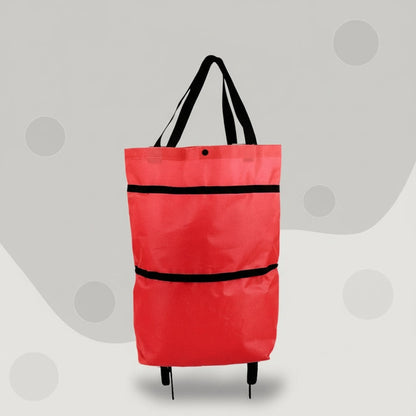 Collapsible Grocery Cart with Smooth Wheels