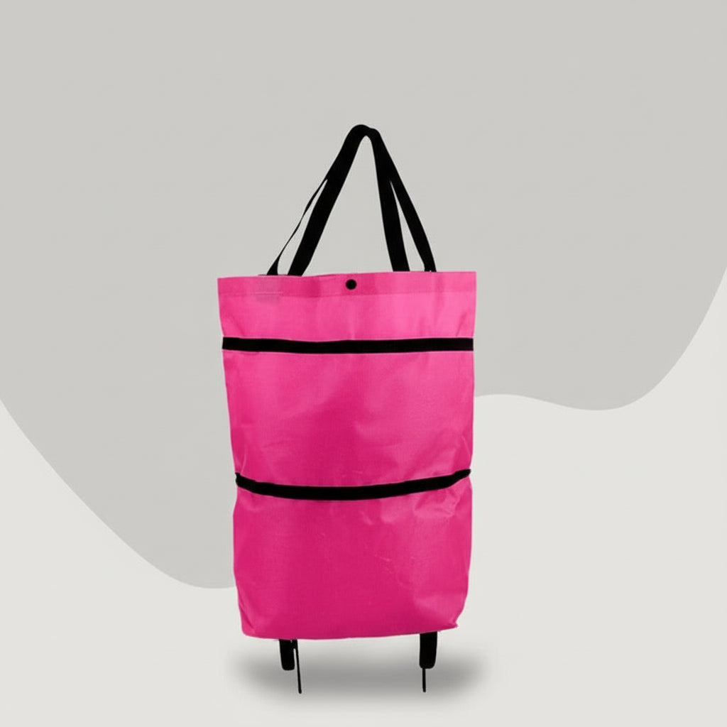 Collapsible Grocery Cart with Smooth Wheels