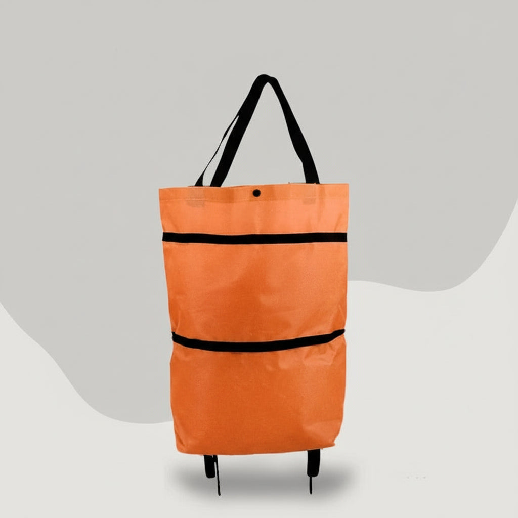 Collapsible Grocery Cart with Smooth Wheels