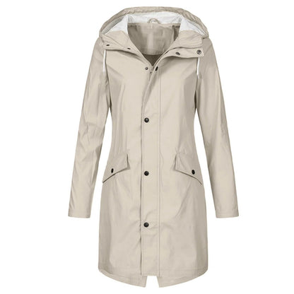 Breathable Water Resistant Women's Rain Coat
