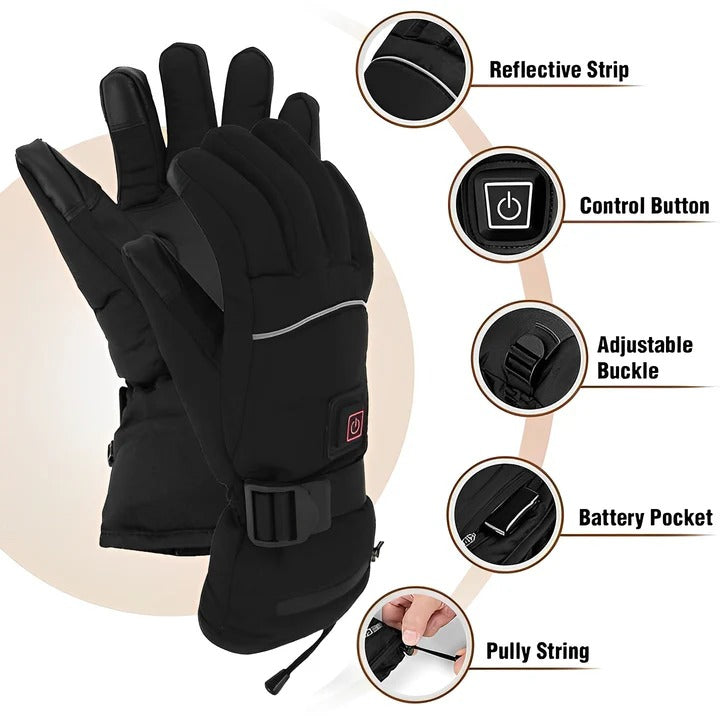 Warm Rechargeable Gloves for Cold Weather