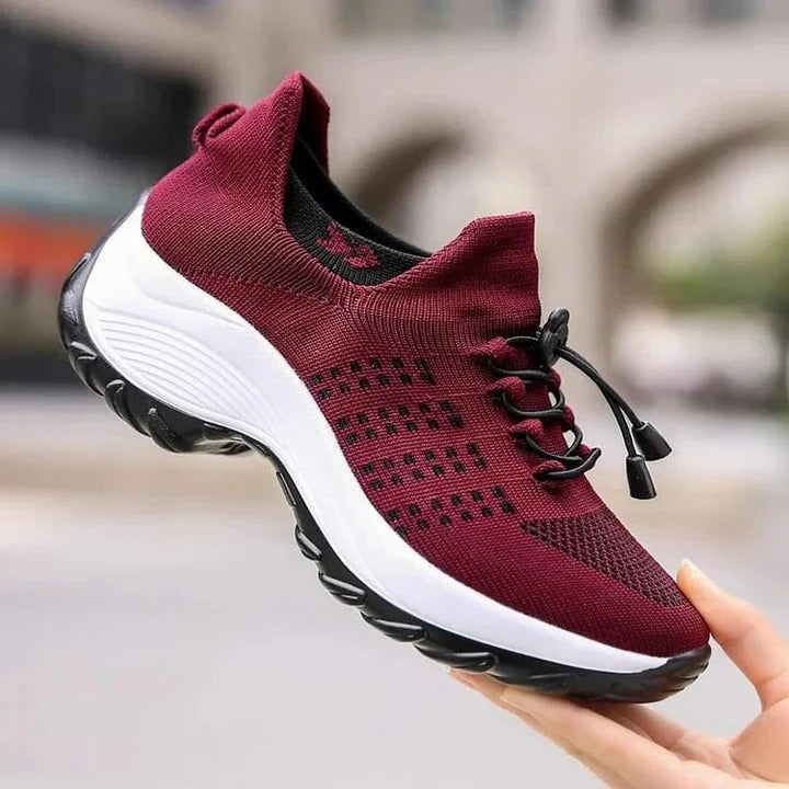 Comfortable Running Shoes with Lightweight Cushioning and Airy Mesh