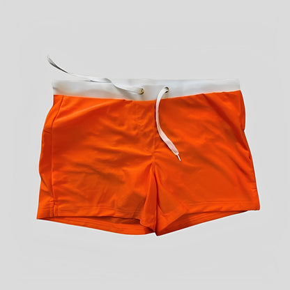 Men's Water-Resistant Swim Shorts with Adjustable Waist