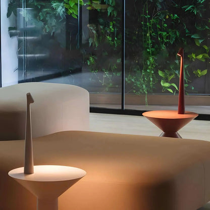 Portable Metal Office Lamp with Adjustable Brightness and USB Port