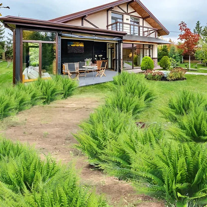 Outdoor Realistic Green Fern Plant Decoration