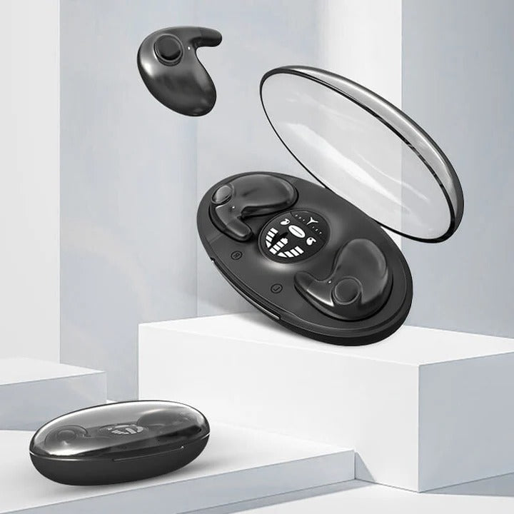 Compact Bluetooth Earbuds with Mic and Charger Case