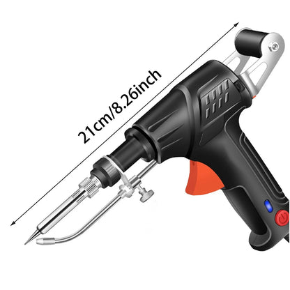 60W Electric Soldering Iron Kit for Electronics & Circuit Board Repair – Includes Stand, Tweezers & Solder Wire | Workshop Metal Joining Too
