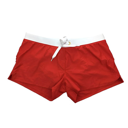 Men's Water-Resistant Swim Shorts with Adjustable Waist