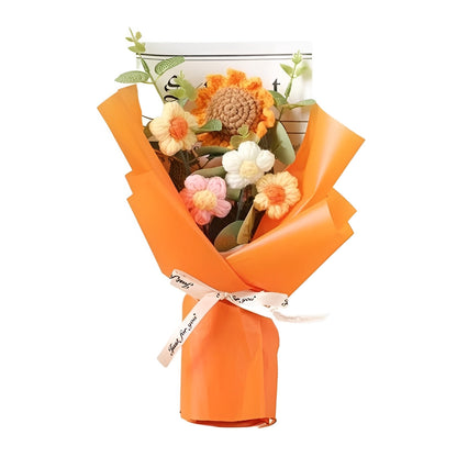 Beautiful Floral Crochet Flower Gift Arrangement