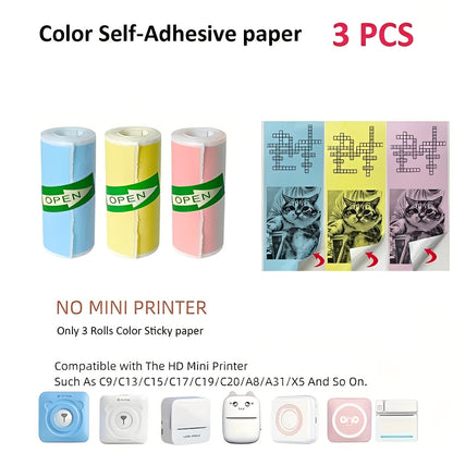 Wireless Compact Photo Sticker Printer with Bluetooth
