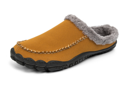 Men's Memory Foam Slippers with Anti-Slip Sole – Plush Lined Indoor House Shoes for Warmth & Comfort